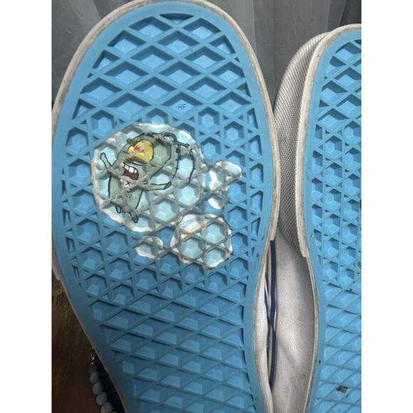 Vans Spongebob SquarePants x Classic Slip-On Shoes 'Alohabob' Size M 3.5 W 5 - Picture 13 of 13